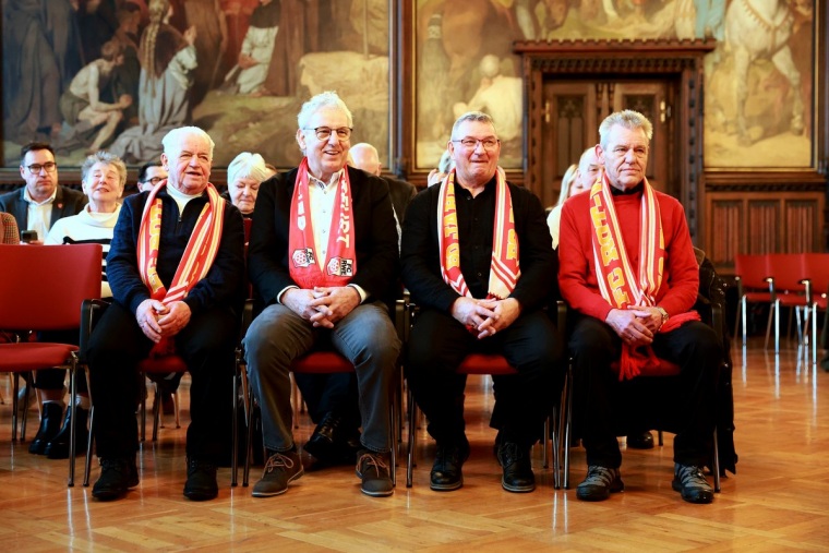 60 Jahre RWE - Eintrag ins Goldene Buch der Stadt Erfurt