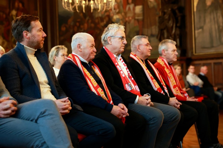 60 Jahre RWE - Eintrag ins Goldene Buch der Stadt Erfurt