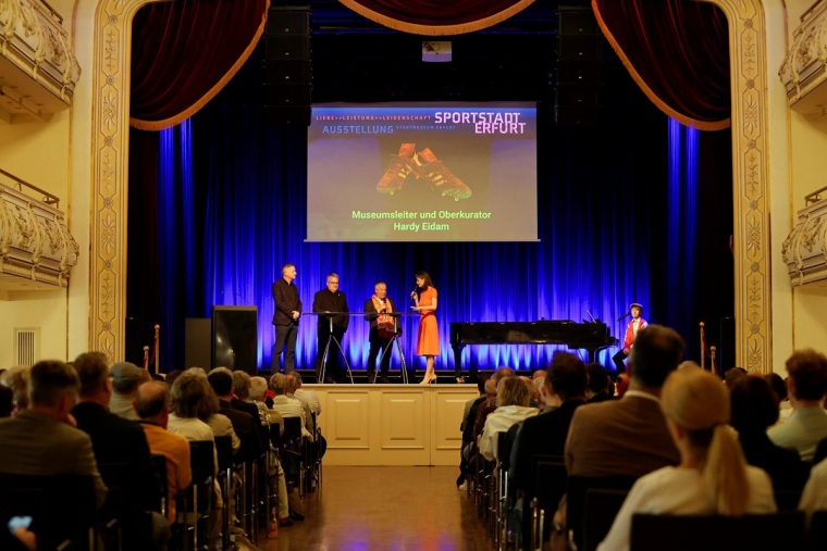 Eröffnung Ausstellung Sportstadt Erfurt am 29.4.2026