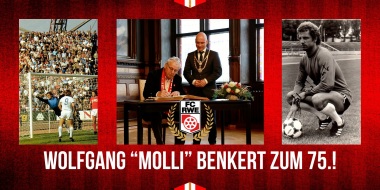 Wolfgang „Molli“ Benkert 75 Jahre jung